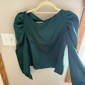Lulus silk blouse